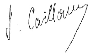 Joseph Marie Auguste Caillaux's signature